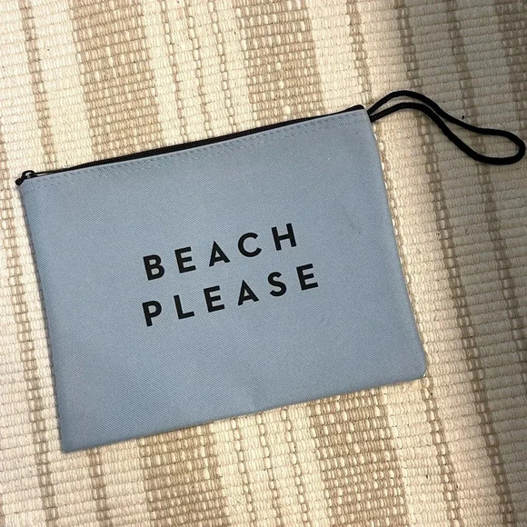 Milly Beach Please waterproof beach bag clutch - Picture 1 of 3